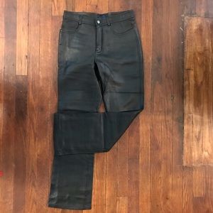 Black leather pants JouJou 5/6